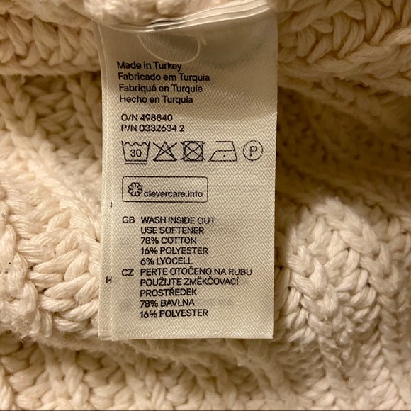 H&M Fringe Chunky sweater - Picture 8 of 8